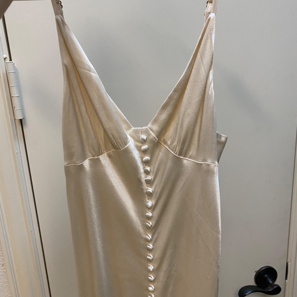 Shona Joy LA LUNE BIAS SLIP DRESS CREAM Small Sz 4 New - Picture 6 of 6